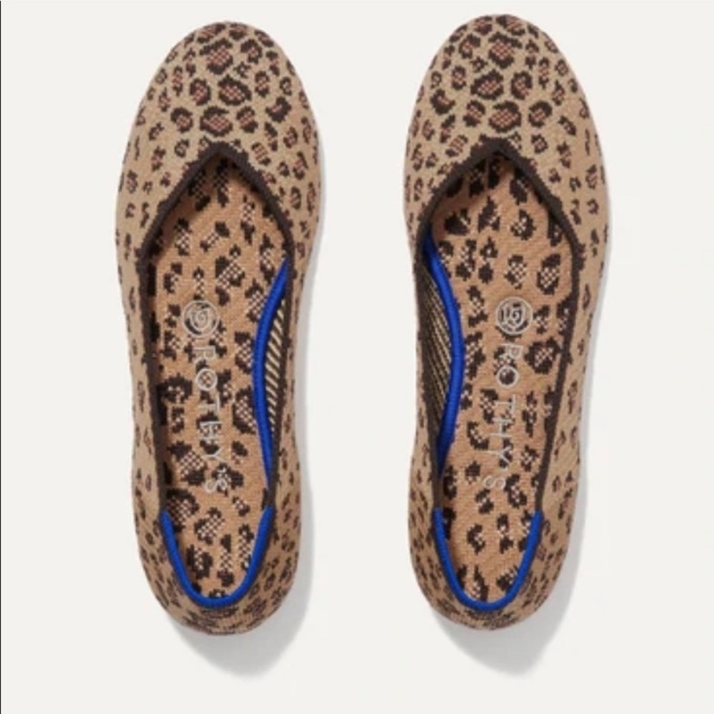 Rothy’s Rounded Flat Cheetah Flats
